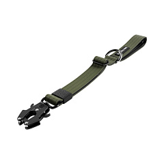 Регульований короткий повідець-ручка із ривковим замком для собак BullyBillows Adjustable Combat Traffic Lead