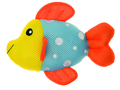 Мягкая игрушка для щенков Рыбка с пищалкой Imac Mesh Fish