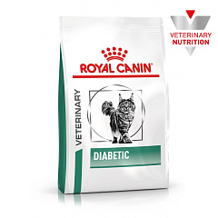 Сухий лікувальний корм для дорослих котів із цукровим діабетом Royal Canin Veterinary Diabetic s/o index