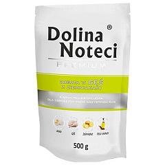 Безглютеновый влажный корм для собак с Гусем и Картофелем Dolina Noteci Premium Adult Goose & Potatoes