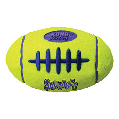 KONG AirDog Squeaker Football Игрушка для собак с чувствительными зубами Мяч Регби