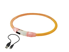 Силіконовий світлодіодний нашийник для собак Led Lichtband Visible Nobby Силіконовий світлодіодний нашийник для собак Led Lichtband Visible Nobby