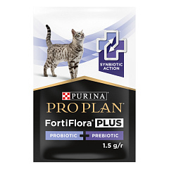 Синбіотична добавка для підтримки здоров'я кишечника Purina Pro Plan FortiFlora Plus Feline Probiotic & Prebiotic
