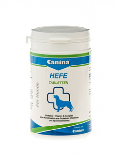 Canina Hefe Дрожжевые таблетки с энзимами и ферментами для пищеварения собак