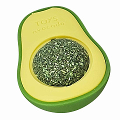 Игрушка-лизун для котов Авокадо с кошачьей мятой Avocado Catnip Ball Licking Nobby Игрушка-лизун для котов Авокадо с кошачьей мятой Avocado Catnip Ball Licking Nobby