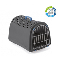 Переноска из вторичного пластика для котов и маленьких собак весом до 6 кг Imac Linus 2nd Plastic Life