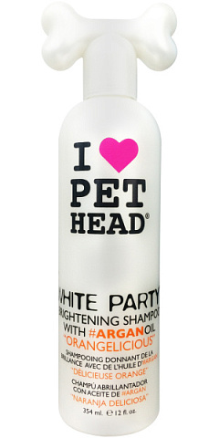 Зволожуючий шампунь для собак із білою шерстю Pet Head White Party Shampoo