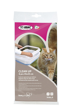 Пакеты для туалета Easy, My Cat, Jerry, Felix, Zuma для котов Imac Clean Up Пакеты для туалета Easy, My Cat, Jerry, Felix, Zuma для котов Imac Clean Up