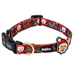 Новогодний ошейник для кошек и собак Санта Santa Classic Collar Xmas Nobby
