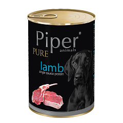 Безглютенова консерва для собак з Ягням Dolina Noteci Piper Platinum Pure Lamb