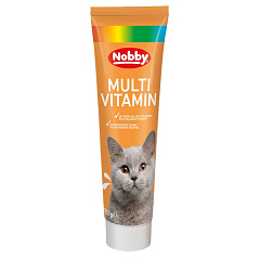 Мультивитаминная паста с таурином для взрослых и стареющих котов MultiVitamin Paste Cat Nobby Мультивитаминная паста с таурином для взрослых и стареющих котов MultiVitamin Paste Cat Nobby