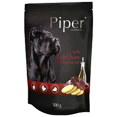 Вологий корм для собак з Яловичою Печінкою та Картоплею Dolina Noteci Piper Animals Beef Liver & Potatoes Вологий корм для собак з Яловичою Печінкою та Картоплею Dolina Noteci Piper Animals Beef Liver & Potatoes