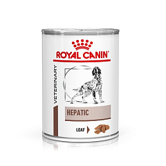 Лікувальна консерва для дорослих собак при захворюваннях печінки Royal Canin Veterinary Hepatic Loaf Лікувальна консерва для дорослих собак при захворюваннях печінки Royal Canin Veterinary Hepatic Loaf