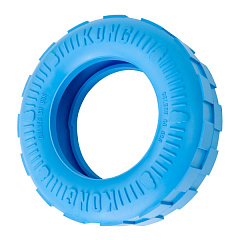 KONG Puppy Tires Blue Жувальна іграшка для цуценят Блакитна Шина для ласощів