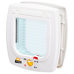 Універсальні двері для кішок та маленьких собак з індикатором переміщення та розширювальним тунелем Swing 5 Ferplast