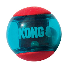 KONG Squeezz Action Ball Іграшка для собак Набір Динамічних М'ячиків з пищалкою