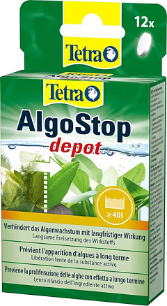 Таблетки для прісноводних акваріумів проти всіх видів водоростей Tetra AlgoStop depot