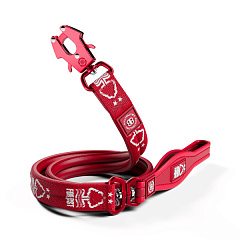 Полегшений антисплутуючийся повідець для собак із ривковим замком BullyBillows Lighter Combat Lead Forest