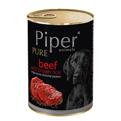 Безглютенова консерва для собак з Яловичиною та Коричневим Рисом Dolina Noteci Piper Platinum Pure Beef & Brown Rice