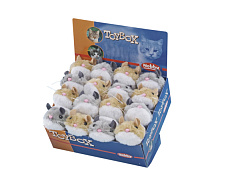 М'яка іграшка для кішок ToyBox Мишка Заводна Плюшева Plush Nobby
