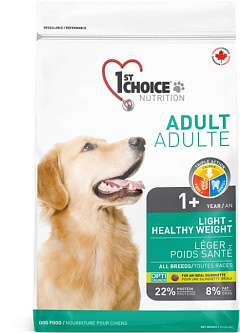 Сухой корм с курицей для собак з лишним весом 1st Choice Light Healthy Weight Adult