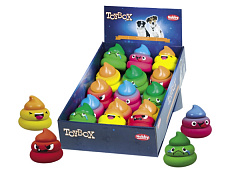 Игрушка для маленьких собак ToyBox Эмоджи-кучки с пищалкой Latex Nobby