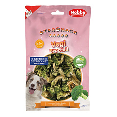 Веганські натуральні ласощі для собак Сушена Броколі Nobby StarSnack Natural Vegi Broccoli