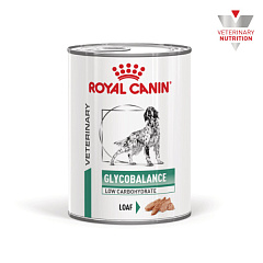 Консерва лечебная паштет для собак при сахарном диабете Royal Canin Veterinary Glycobalance Dog Loaf