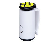 Кликер с клипсой и светоотражающей лапкой для дрессировки собак Clicker Pfote Nobby