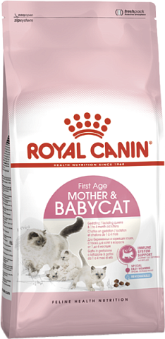 Сухой корм для котят в возрасте от 1 до 4 месяцев и кормящих кошек Royal Canin Mother & Babycat
