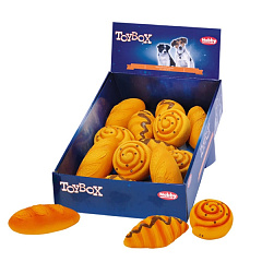 Іграшка для собак ToyBox Випічка із запахом шоколаду Display Latex Cookies Nobby