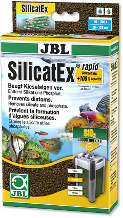 Фільтруючий матеріал для швидкого видалення силікатів JBL SilicatEx rapid Фільтруючий матеріал для швидкого видалення силікатів JBL SilicatEx rapid