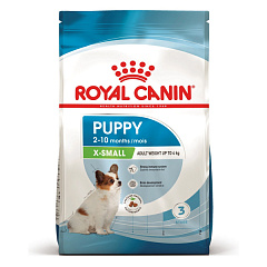 Сухий корм для цуценят мініатюрних порід віком від 2 до 10 місяців Royal Canin X-Small Puppy