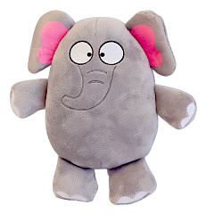 М'яка іграшка для собак Плюшевий Слон з пищалкою Elephant Plush Nobby
