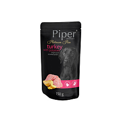 Безглютеновый влажный корм для собак Индейка с Картофелем Dolina Noteci Piper Platinum Pure Turkey & Potatoes