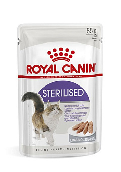 Влажный корм-паштет для взрослых стерилизованных кошек Royal Canin Sterilised Loaf Влажный корм-паштет для взрослых стерилизованных кошек Royal Canin Sterilised Loaf