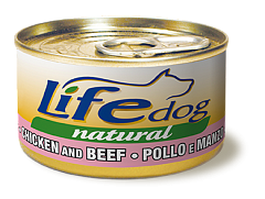 Консерва для собак Курица с Говядиной Life Dog Natural Chiken & Beef Консерва для собак Курица с Говядиной Life Dog Natural Chiken & Beef