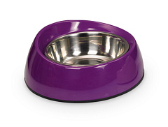 Сверхустойчивая антискользящая эргономичная меламиновая миска для собак Slope Nobby