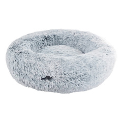 Хутряна кругла лежанка пончик для собак та котів Nuru Donut Nobby