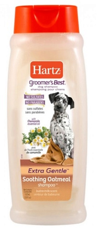 Успокаивающий шампунь для собак с раздраженной кожей Hartz Groomers Best Soothing Oatmeal Shampoo