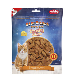 Ласощі для кішок Подушечки з Сиром, Тауріном та Вітамінами Nobby StarSnack Cat Crushy Cheese