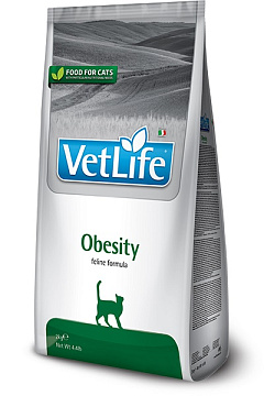Сухой лечебный корм для котов с избыточным весом и ожирением Farmina Vet Life Obesity Cat