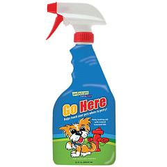 Тренувальний спрей для привчання цуценят та собак до туалету Davis Go Here Spray Тренувальний спрей для привчання цуценят та собак до туалету Davis Go Here Spray