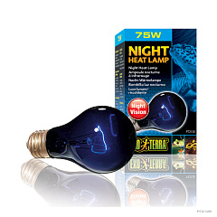 Ночная лампа лунного света для террариума Exo Terra Heat Lamp Night 75W