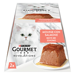 Консерва для котов Мусс из Лосося в подливке Purina Gourmet Revelations Mousse Salmon