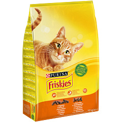 Сухий корм для кішок з куркою та овочами Purina Friskies Cat Adult with chicken and vegetables