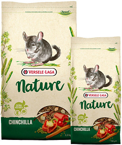 Беззерновий корм з вітамінами та мінералами для шиншил Versele-Laga Nature Chinchilla