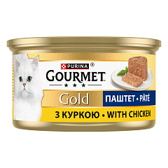 Консерва для котов Паштет с Курицей Purina Gourmet Gold Pate Chicken Консерва для котов Паштет с Курицей Purina Gourmet Gold Pate Chicken