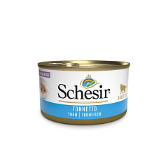 Консерва для котов в возрасте от 1 года Тунец в собственном соку Schesir Adult Cat Tuna Natural Style