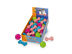 Игрушка для маленьких собак ToyBox Косточка Гантель Мяч Жевательные Chew Nobby